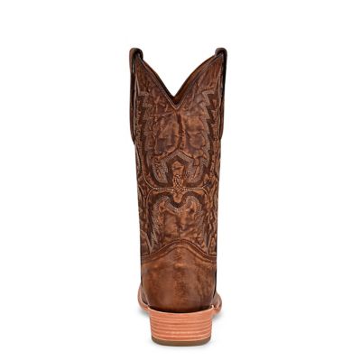 Image showing  Men's Embroidery Goat Narrow Square Toe Cowboy Boots