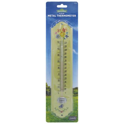 Image showing  11.75 in. Metal Thermometer