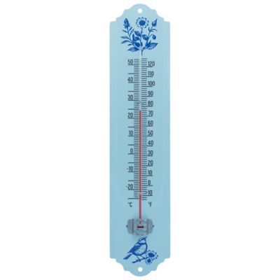 Image showing  11.75 in. Metal Thermometer