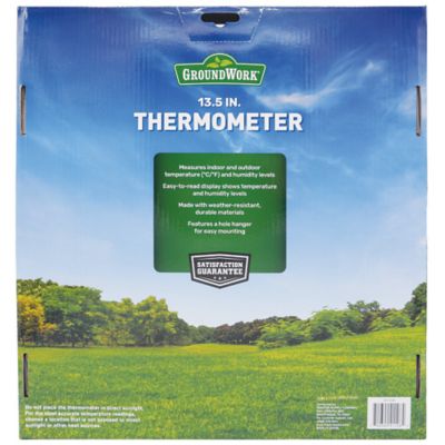 Image showing  13.5 in. Round Wall Thermometer