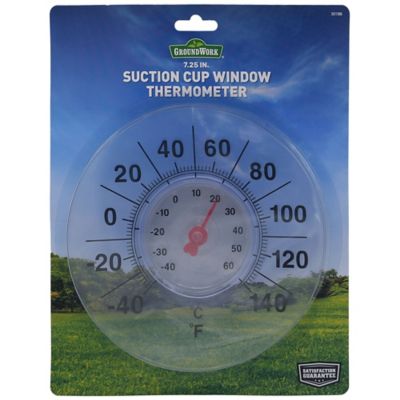 Image showing  7.25 in. Suction Cup Window Thermometer