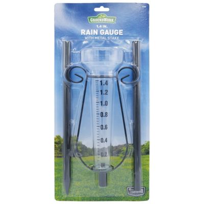 Image showing  1.4 in. Rain Gauge with Metal Stake