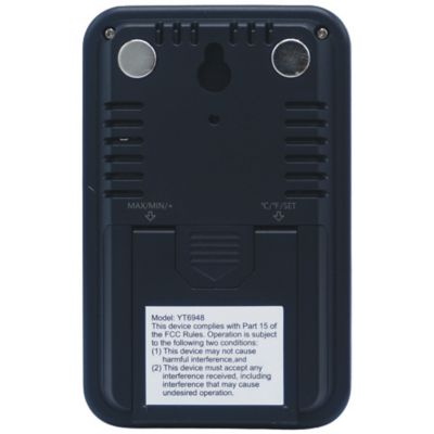 Image showing  Wireless Indoor/Outdoor Thermometer with Clock