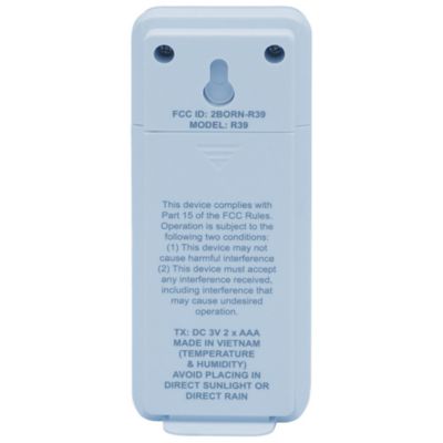 Image showing  Wireless Indoor/Outdoor Thermometer with Clock