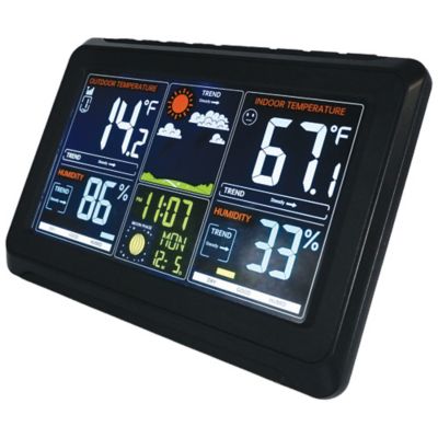 Image showing  Indoor/Outdoor Wireless Weather Station with Jumbo Color Display