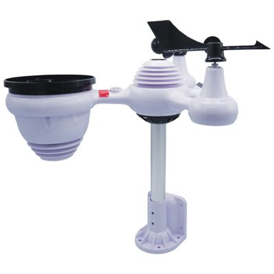 Image showing  Indoor/Outdoor 7-in-1 Wireless Weather Station with Large Color Display