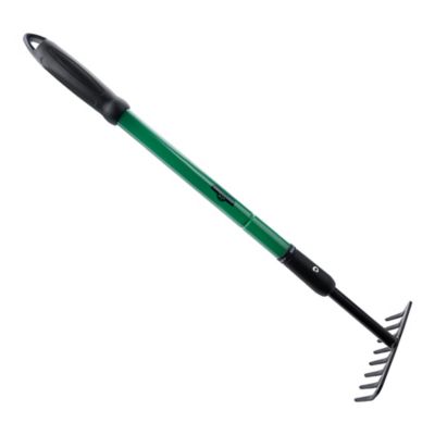 Image showing 1 th GroundWork 38 in. Telescopic 8T Metal Rake