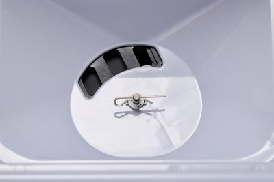 Image showing 8 th Ohio Steel 80 lb. Capacity 75,000 sq. ft. Tow-Behind Multi-Season Spreader