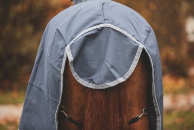 Image showing  Boreas Ink Blue Turnout Blanket 1200 Denier with 260gm Lining