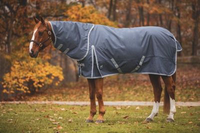 Image showing  Boreas Ink Blue Turnout Blanket 1200 Denier with 260gm Lining
