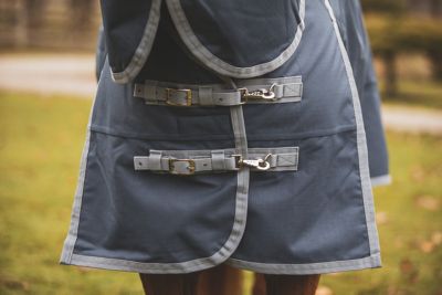 Image showing  Boreas Ink Blue Turnout Blanket 1200 Denier with 260gm Lining