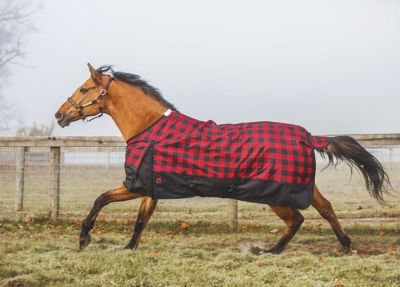 Jacks Heritage Collection Kratos Turnout Sheet 1200 Denier Red Buffalo