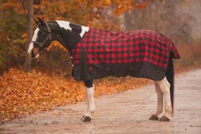 Jacks Heritage Collection Kratos Turnout Blanket 1200 Denier with 260gm Lining Red Buffalo 82 in.