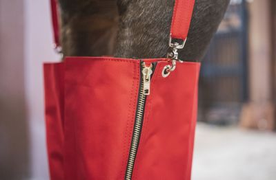 Image showing  Cordura Ice Boots Red