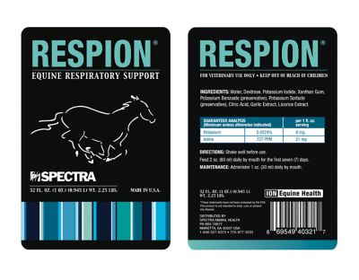Image showing  Respion Equine Respiratory Support QT