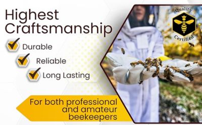 Image showing  Vented Beekeeping Gloves