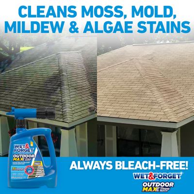 Image showing 5 th Wet & Forget 48 oz. Outdoor Hose End Moss, Mold, Mildew and Algae Stain Remover
