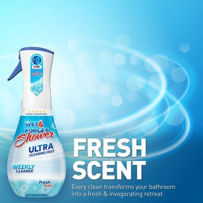 Image showing 6 th Wet & Forget 16.9 oz. Shower Ultra Cleaning Mist, Fresh Scent