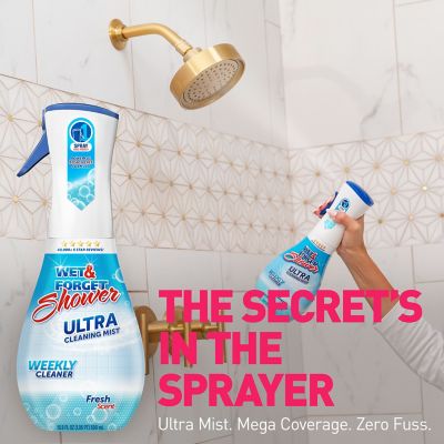 Image showing 7 th Wet & Forget 16.9 oz. Shower Ultra Cleaning Mist, Fresh Scent
