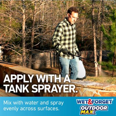 Image showing 5 th Wet & Forget 128 oz. Outdoor Concentrate Moss, Mold, Mildew and Algae Stain Remover