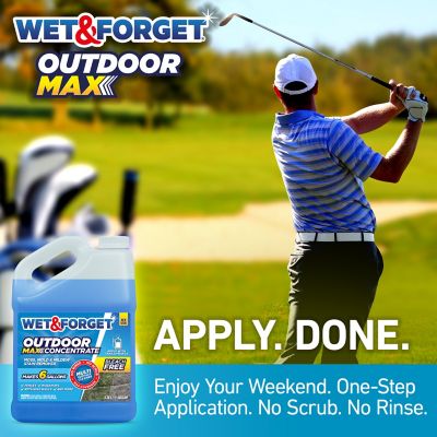 Image showing 7 th Wet & Forget 128 oz. Outdoor Concentrate Moss, Mold, Mildew and Algae Stain Remover