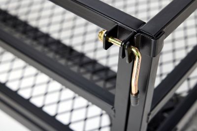 Image showing  12 cu. ft. 1,200 lb. Capacity Dual Handle Steel Garden Cart, Pull/Tow