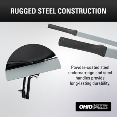 Image showing  6 cu. ft. Poly Wheelbarrow, 350 lb. Capacity