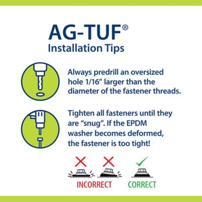 Image showing 5 th AG-TUF PVC J-Channel Trim for AG-TUF Panels, 10 ft. L x 2.04 in. W x 0.91 in. H
