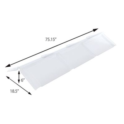 Image showing  Polycarbonate Ridge Cap, Clear