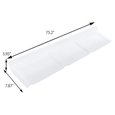 Image showing  Polycarbonate Wall Connector, Clear