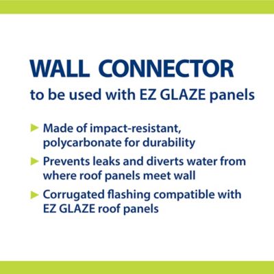 Image showing  Polycarbonate Wall Connector, Clear