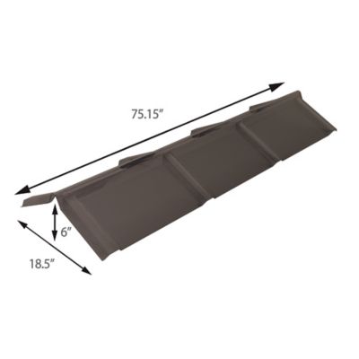 Image showing  Polycarbonate Ridge Cap, Bronze