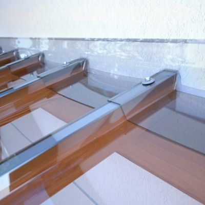 Image showing  Polycarbonate Wall Connector, Bronze