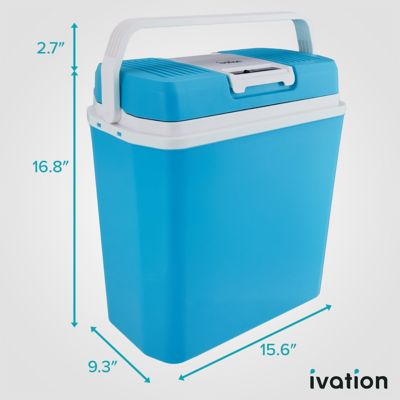 Image showing  24 L Portable Electric Cooler & Warmer, Thermoelectric, 12V