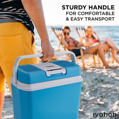 Image showing 5 th Ivation 24 L Portable Electric Cooler & Warmer, Thermoelectric, 12V