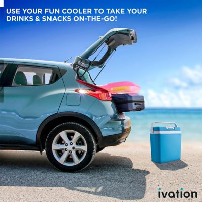 Image showing 6 th Ivation 24 L Portable Electric Cooler & Warmer, Thermoelectric, 12V