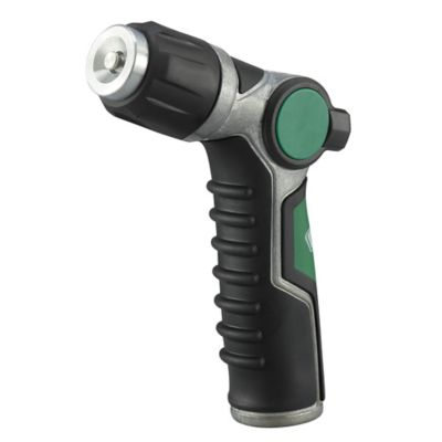 GroundWork 3-Pattern Metal Thumb Control Hose Nozzle