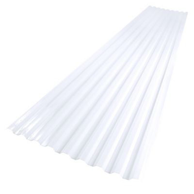 SUNTUF .032in. Clear 26x144in. Polycarbonate Roof Panel