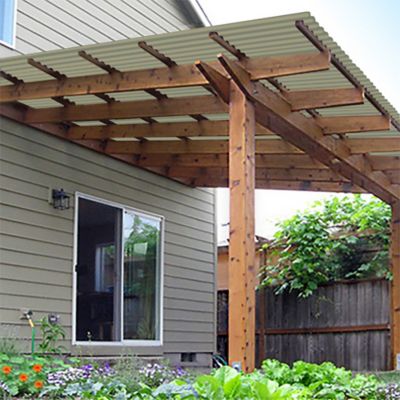 Image showing  .032in. Misty Green 26x96in. Polycarbonate Roof Panel