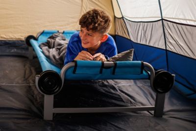 Image showing 7 th Disc-O-Bed Kid-O-Bed Single Portable Cot, Blue