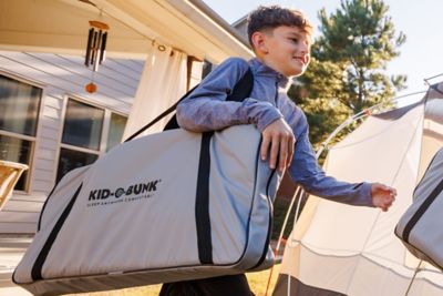 Image showing 8 th Disc-O-Bed Kid-O-Bed Single Portable Cot, Blue