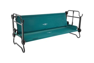 Image showing  2-Person Large Portable Cot System, 82 in. x 32.5 in. x 36 in., Green
