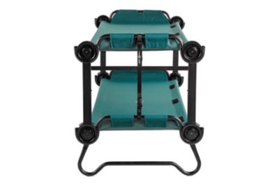 Image showing  2-Person Large Portable Cot System, 82 in. x 32.5 in. x 36 in., Green