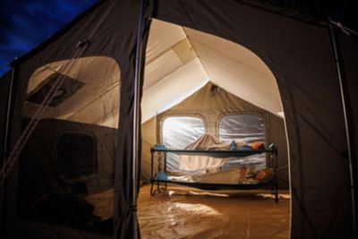 Image showing 8 th Disc-O-Bed 2-Person Large Portable Cot System, 82 in. x 32.5 in. x 36 in., Green