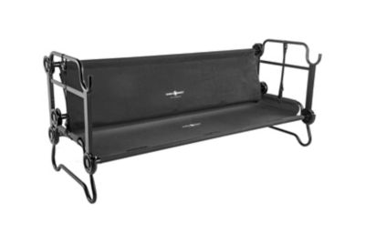 Image showing  2-Person Large Portable Cot System, 82 in. x 32.5 in. x 36 in., Black