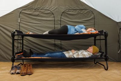 Image showing 5 th Disc-O-Bed 2-Person Large Portable Cot System, 82 in. x 32.5 in. x 36 in., Black