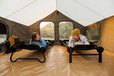 Image showing 6 th Disc-O-Bed 2-Person Large Portable Cot System, 82 in. x 32.5 in. x 36 in., Black