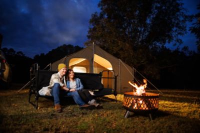 Image showing 7 th Disc-O-Bed 2-Person Large Portable Cot System, 82 in. x 32.5 in. x 36 in., Black