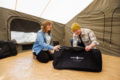 Image showing 9 th Disc-O-Bed 2-Person Large Portable Cot System, 82 in. x 32.5 in. x 36 in., Black