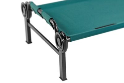 Image showing  1-Person Large Single Portable Cot, 82 in. x 32.5 in. x 15.5 in., Green